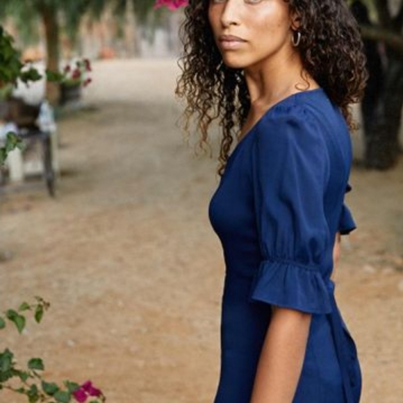 NWT Christy Dawn Midnight Blue Lennon Dress XS - Picture 2 of 7